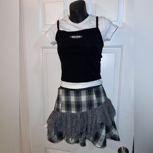 Dolls Kill x Clueless Collaboration size XS with current mood skirt
